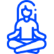 изображение значка "медитация"