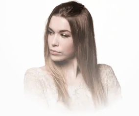 изображение девушки с длинными волосами
